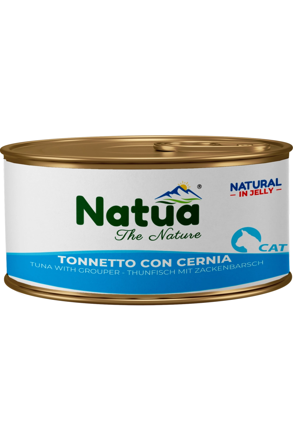 Natua Cat Natural Kitten Tonnetto Cernia 85g Lattina Natua Cat Natural Kitten Tonnetto Cernia 85g Lattina